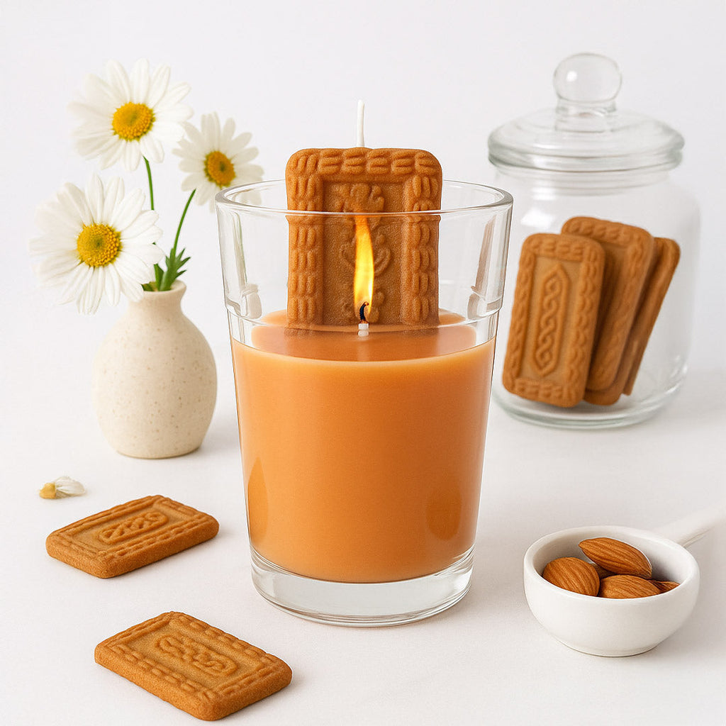 Biscuit-Style Aromatic Glass Candle
